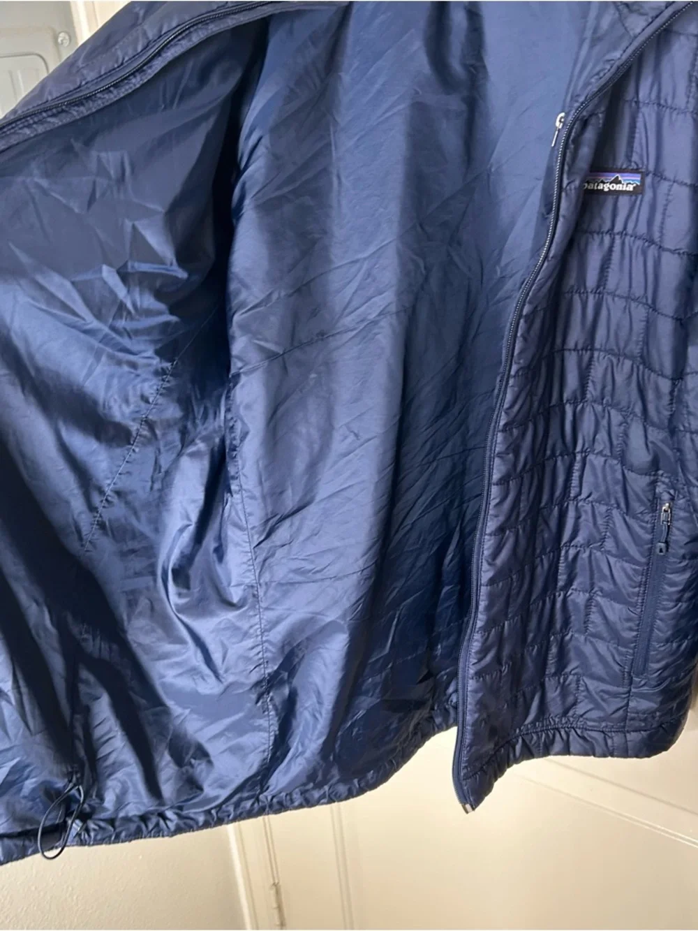 Patagonia Nano Puff Jacket Full Zip Dark Navy Men’s Size Large STY 84212 - Picture 7 of 16